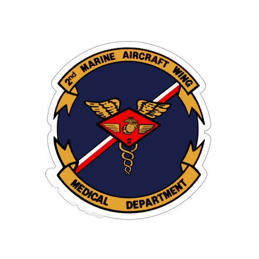 2nd MAW Medical Dept (USMC) STICKER Vinyl Die-Cut Decal-6 Inch-The Sticker Space