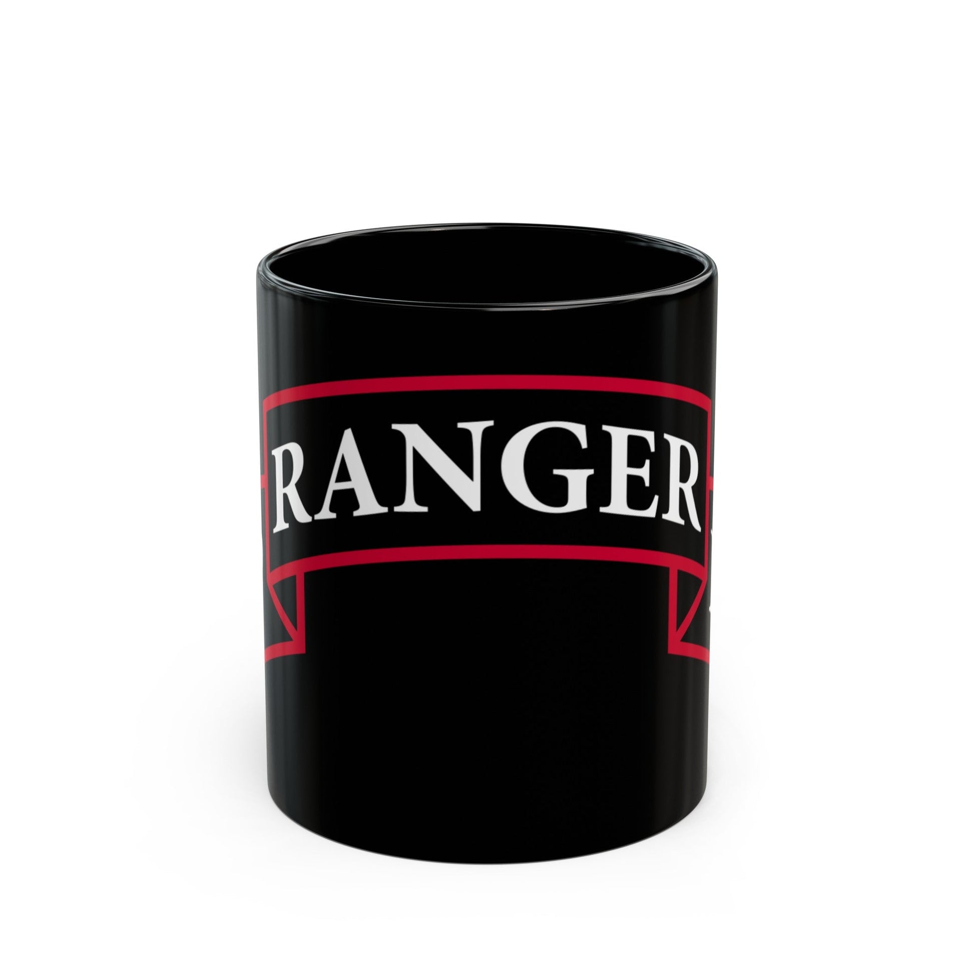 2nd Ranger Battalion (U.S. Army) Black Coffee Mug-11oz-The Sticker Space