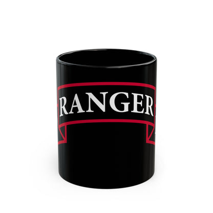 2nd Ranger Battalion (U.S. Army) Black Coffee Mug-11oz-The Sticker Space