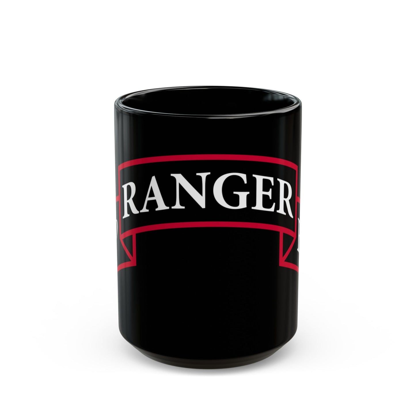 2nd Ranger Battalion (U.S. Army) Black Coffee Mug-15oz-The Sticker Space