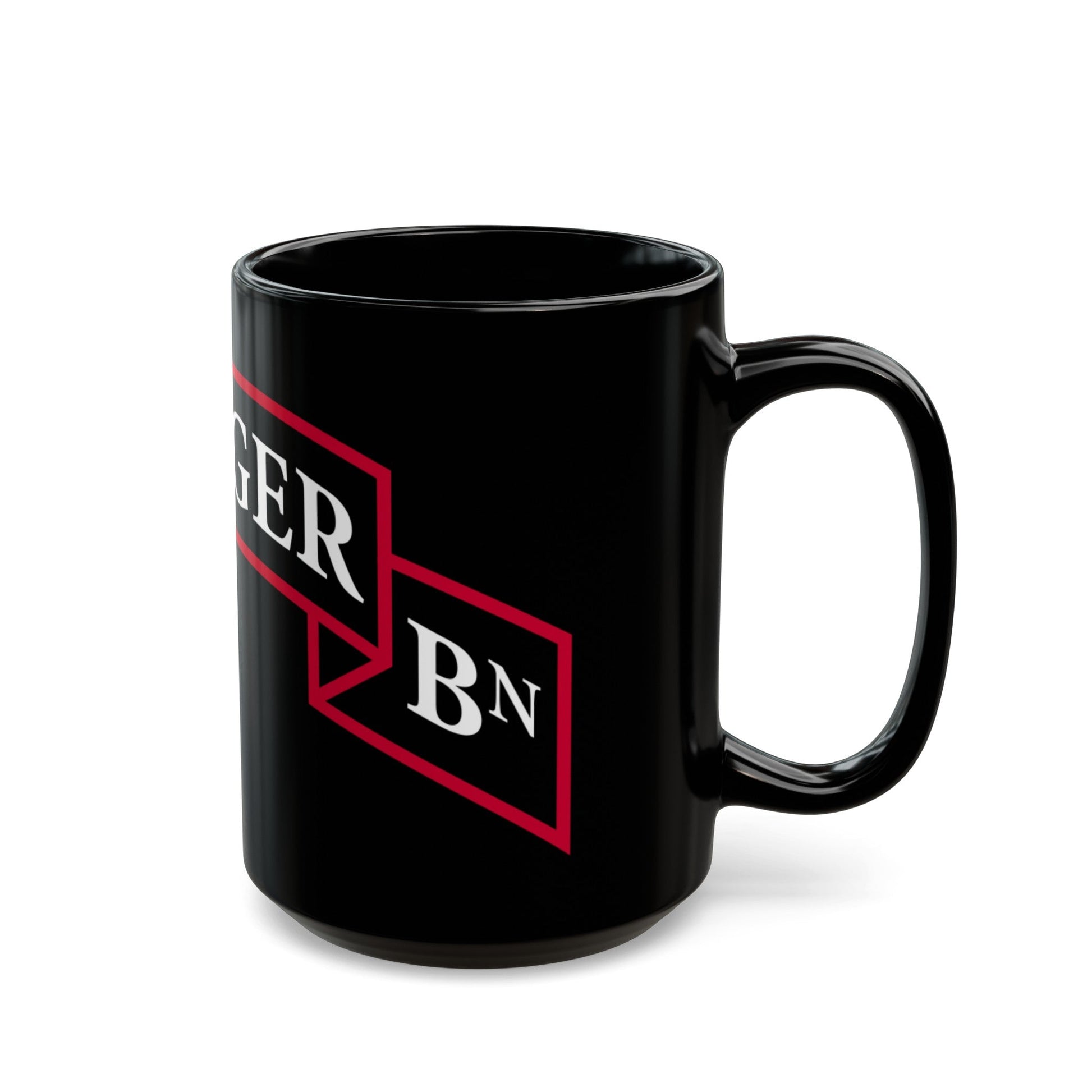 2nd Ranger Battalion (U.S. Army) Black Coffee Mug-The Sticker Space