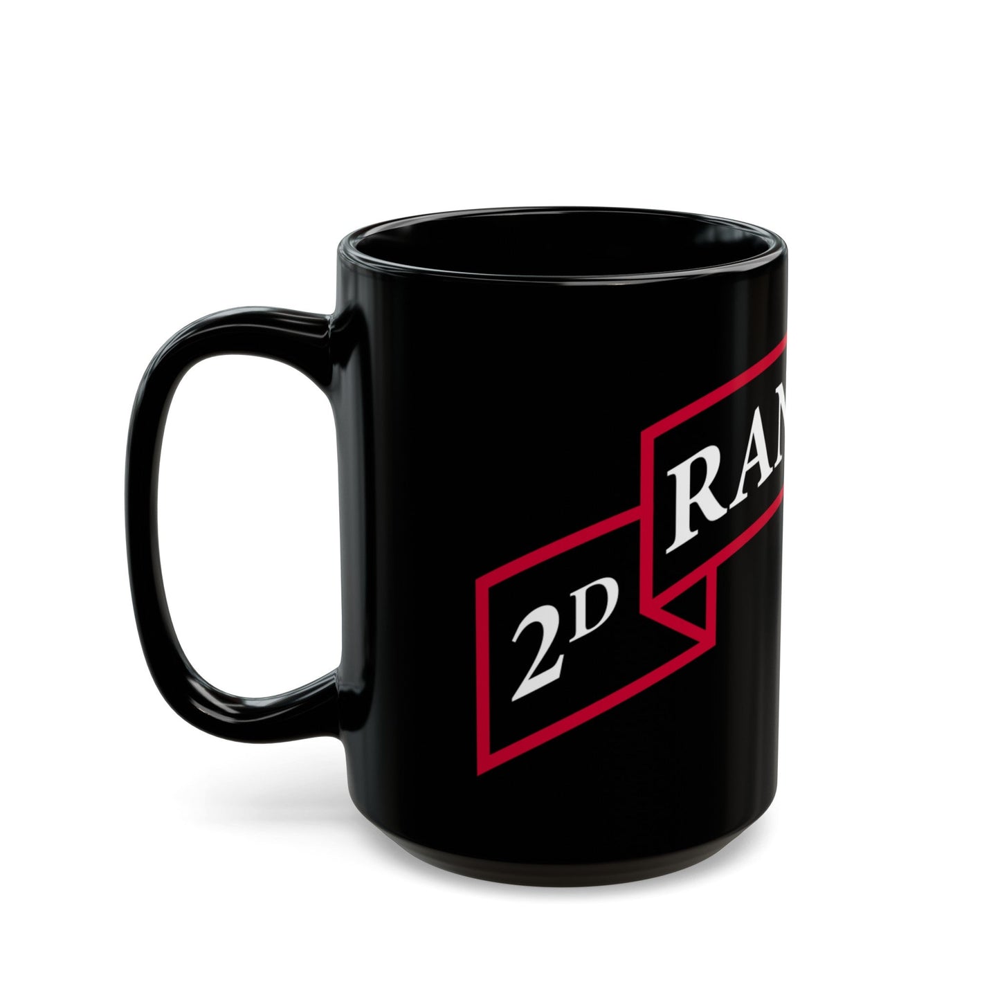 2nd Ranger Battalion (U.S. Army) Black Coffee Mug-The Sticker Space