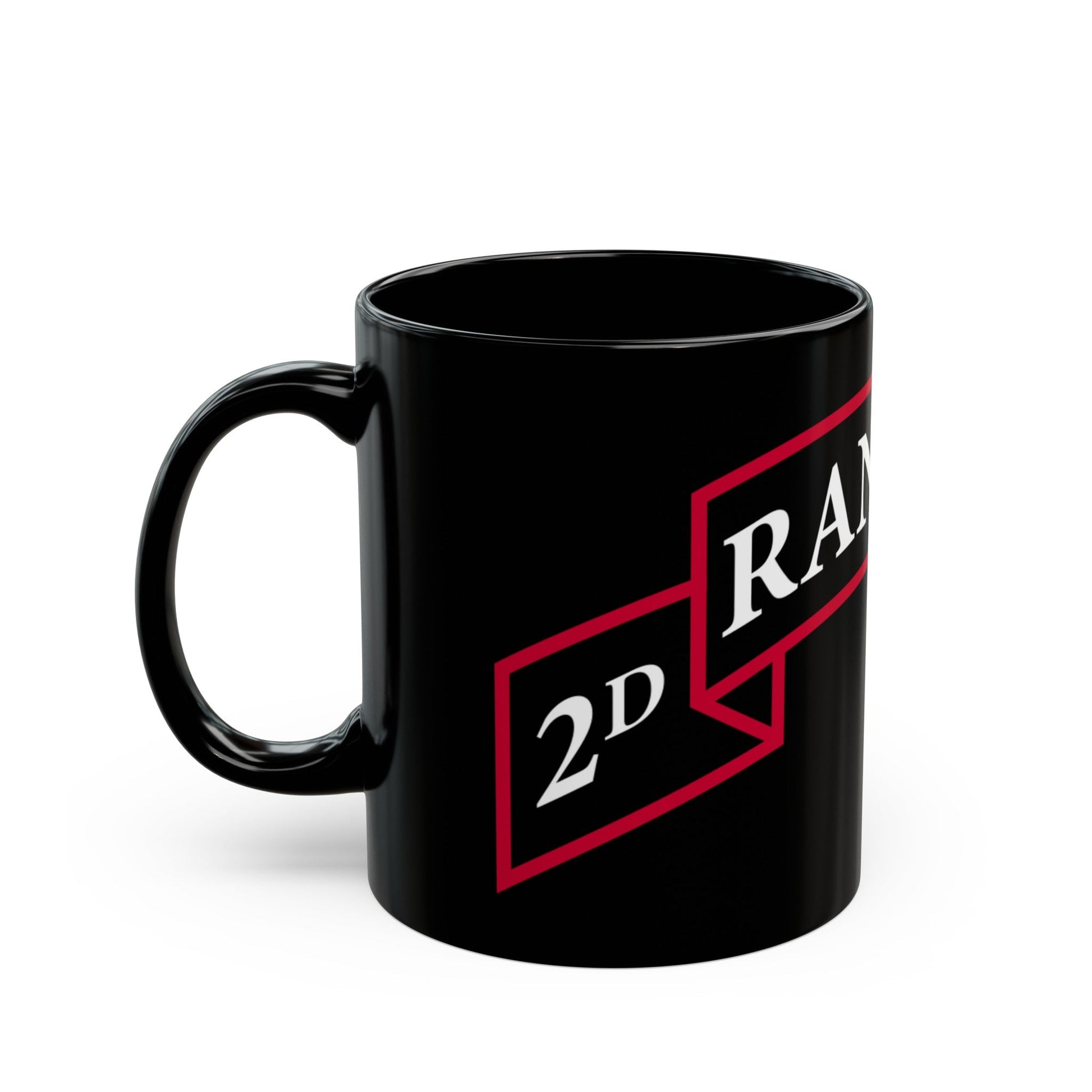 2nd Ranger Battalion (U.S. Army) Black Coffee Mug-The Sticker Space