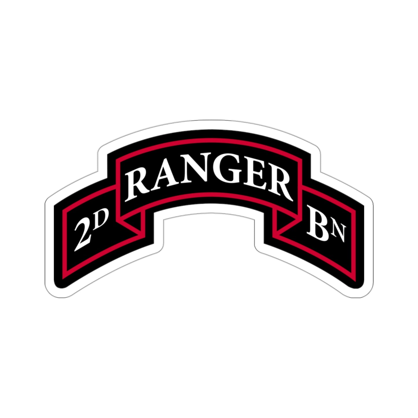 2nd Ranger Battalion (U.S. Army) STICKER Vinyl Die-Cut Decal-3 Inch-The Sticker Space