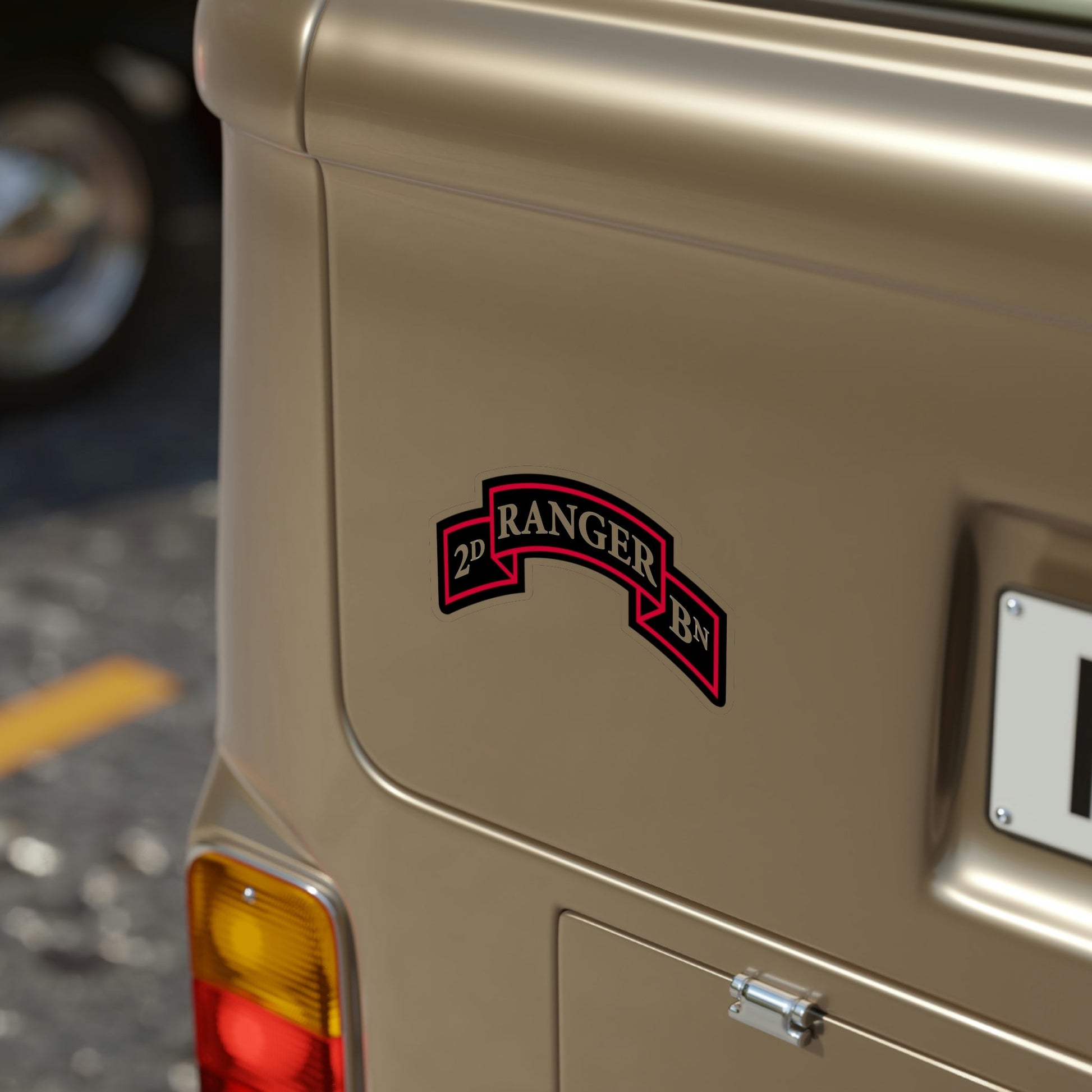 2nd Ranger Battalion (U.S. Army) Transparent STICKER Die-Cut Vinyl Decal-The Sticker Space