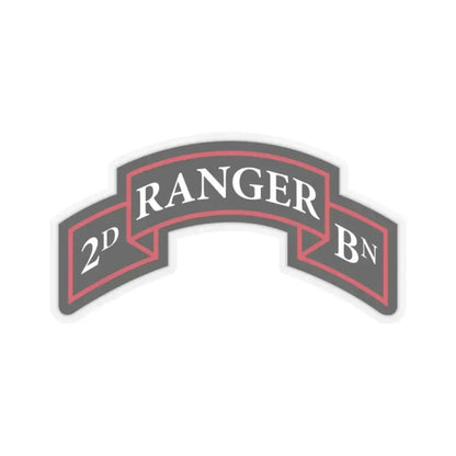 2nd Ranger Battalion (U.S. Army) STICKER Vinyl Kiss-Cut Decal 2 Inch Transparent - The Sticker Space