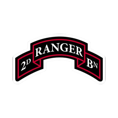 2nd Ranger Battalion (U.S. Army) STICKER Vinyl Kiss-Cut Decal 2 Inch White - The Sticker Space