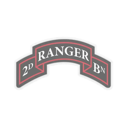 2nd Ranger Battalion (U.S. Army) STICKER Vinyl Kiss-Cut Decal 4 Inch Transparent - The Sticker Space