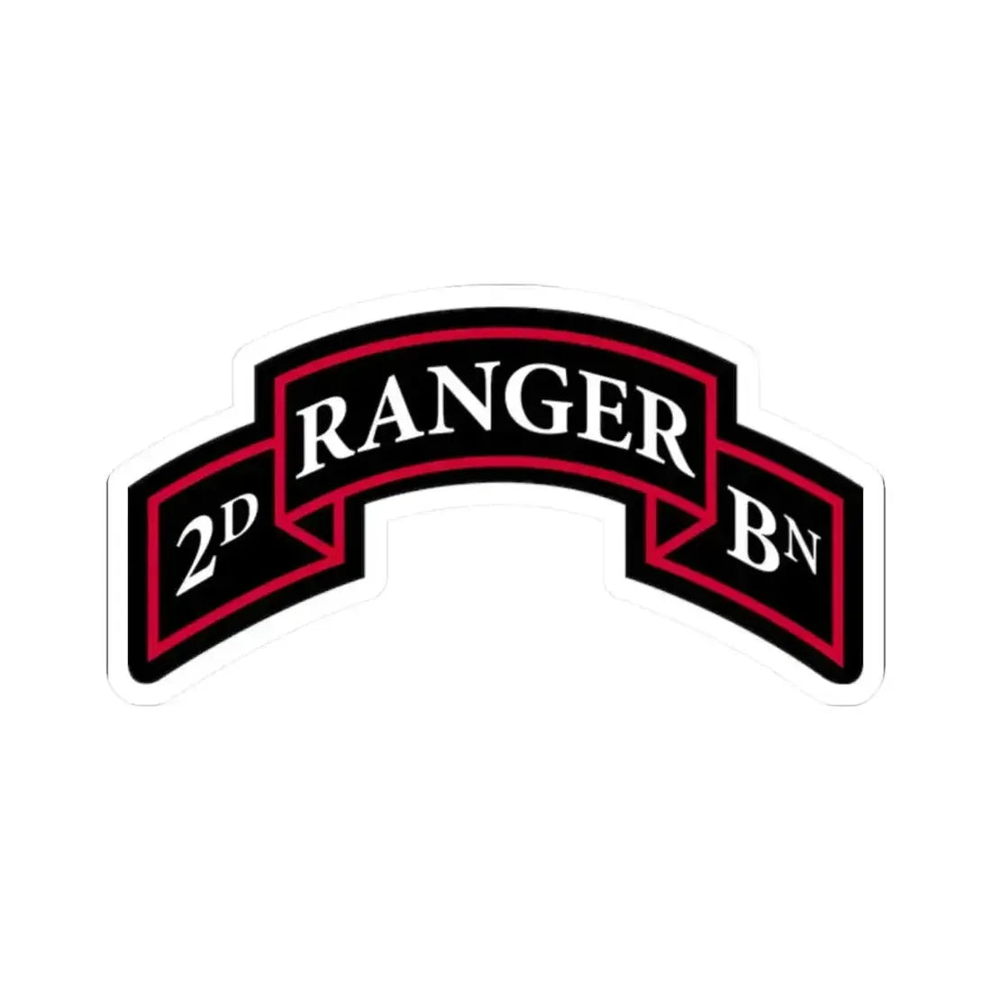2nd Ranger Battalion (U.S. Army) STICKER Vinyl Kiss-Cut Decal - The Sticker Space