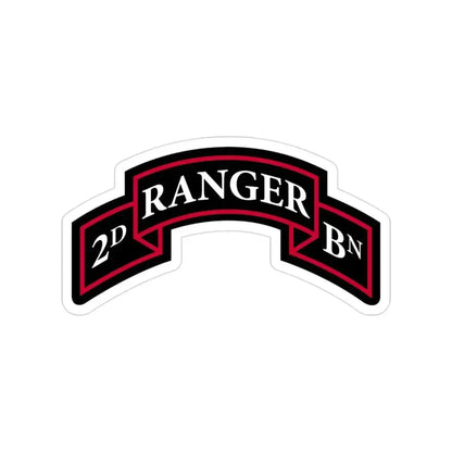 2nd Ranger Battalion (U.S. Army) Transparent STICKER Die-Cut Vinyl Decal 3 Inch - The Sticker Space