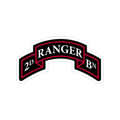 2nd Ranger Battalion (U.S. Army) Transparent STICKER Die-Cut Vinyl Decal 3 Inch - The Sticker Space