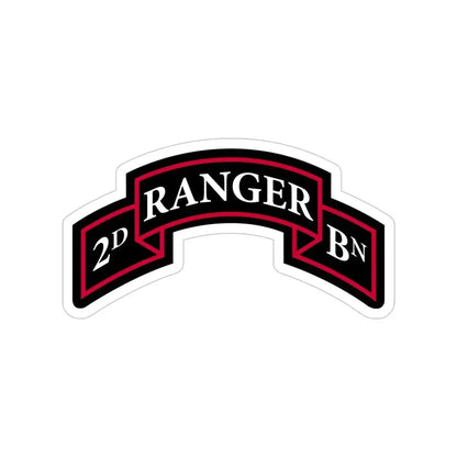2nd Ranger Battalion (U.S. Army) Transparent STICKER Die-Cut Vinyl Decal 6 Inch - The Sticker Space
