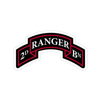 2nd Ranger Battalion (U.S. Army) Transparent STICKER Die-Cut Vinyl Decal - The Sticker Space