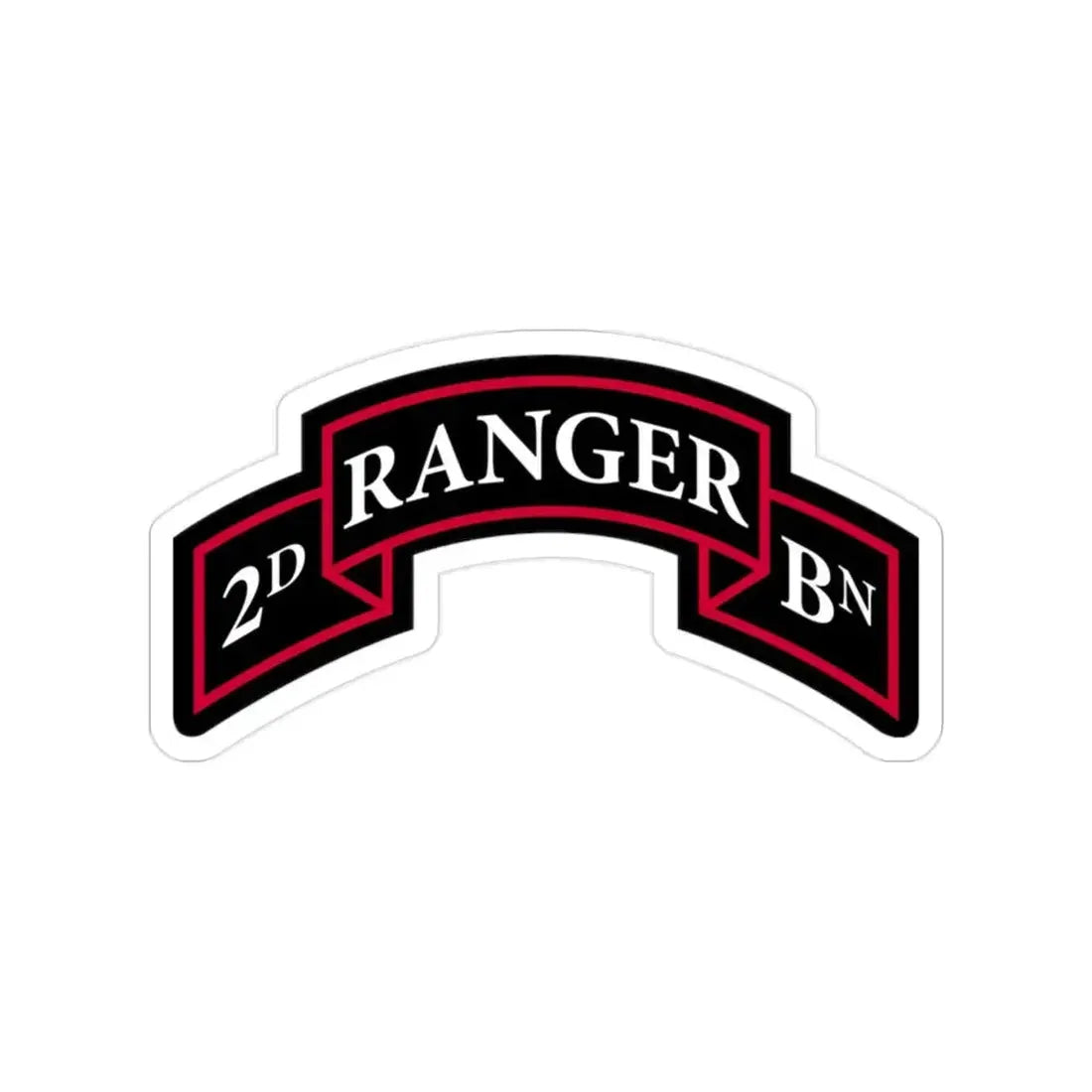2nd Ranger Battalion (U.S. Army) Transparent STICKER Die-Cut Vinyl Decal - The Sticker Space