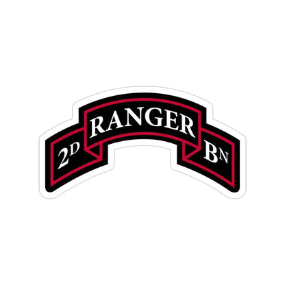 2nd Ranger Battalion (U.S. Army) Transparent STICKER Die-Cut Vinyl Decal - The Sticker Space