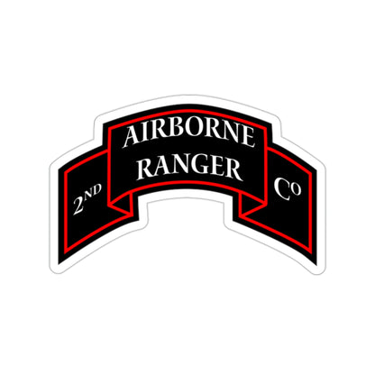 2nd Ranger Infantry Company (U.S. Army) STICKER Vinyl Die-Cut Decal-2 Inch-The Sticker Space