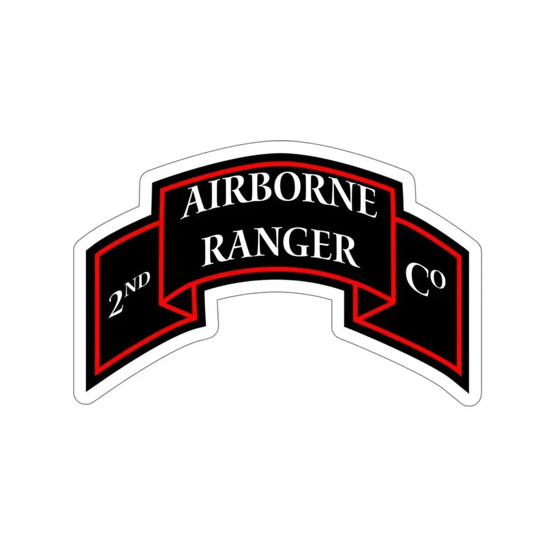 2nd Ranger Infantry Company (U.S. Army) STICKER Vinyl Die-Cut Decal 6 Inch - The Sticker Space