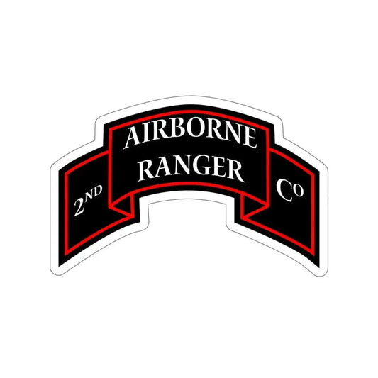 2nd Ranger Infantry Company (U.S. Army) STICKER Vinyl Die-Cut Decal 6 Inch - The Sticker Space