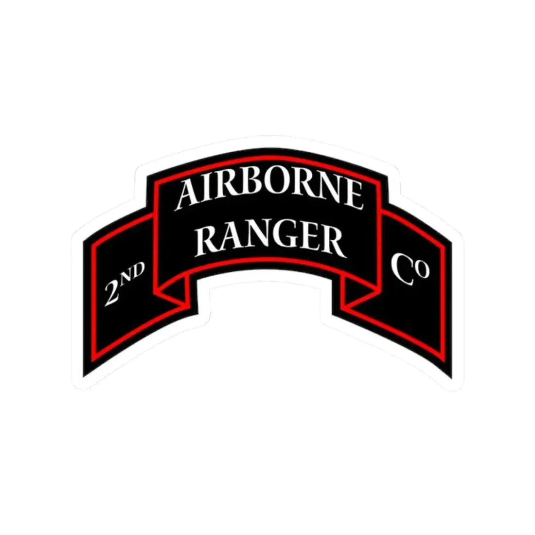 2nd Ranger Infantry Company (U.S. Army) STICKER Vinyl Kiss-Cut Decal - The Sticker Space