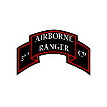 2nd Ranger Infantry Company (U.S. Army) STICKER Vinyl Kiss-Cut Decal - The Sticker Space