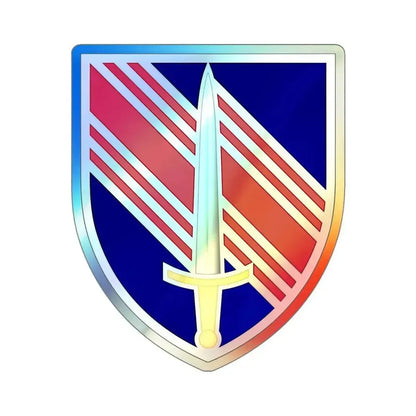 2nd Security Force Assistance Brigade (U.S. Army) Holographic STICKER Die-Cut Vinyl Decal 6 Inch Holographic - The Sticker Space