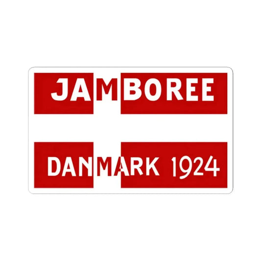 2nd World Scout Jamboree (Denmark) STICKER Vinyl Kiss-Cut Decal 2 Inch White - The Sticker Space