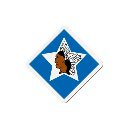 3-6 Indian Head (USMC) Refrigerator Magnet 5 Inch - The Sticker Space