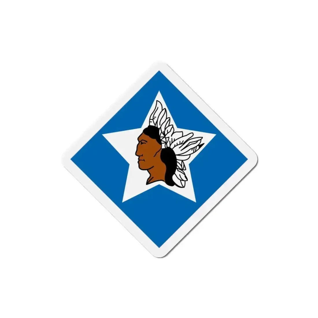 3-6 Indian Head (USMC) Refrigerator Magnet - The Sticker Space