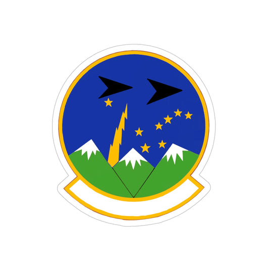 3 Air Support Operations Squadron PACAF (U.S. Air Force) REVERSE PRINT Transparent STICKER-6" × 6"-The Sticker Space