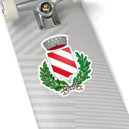 3 bend gules-CoA-Italy (Italy) (Coat of Arms) STICKER Vinyl Kiss-Cut Decal - The Sticker Space