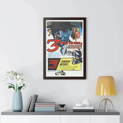 3 CAME TO KILL 1960 - Framed Movie Poster - The Sticker Space