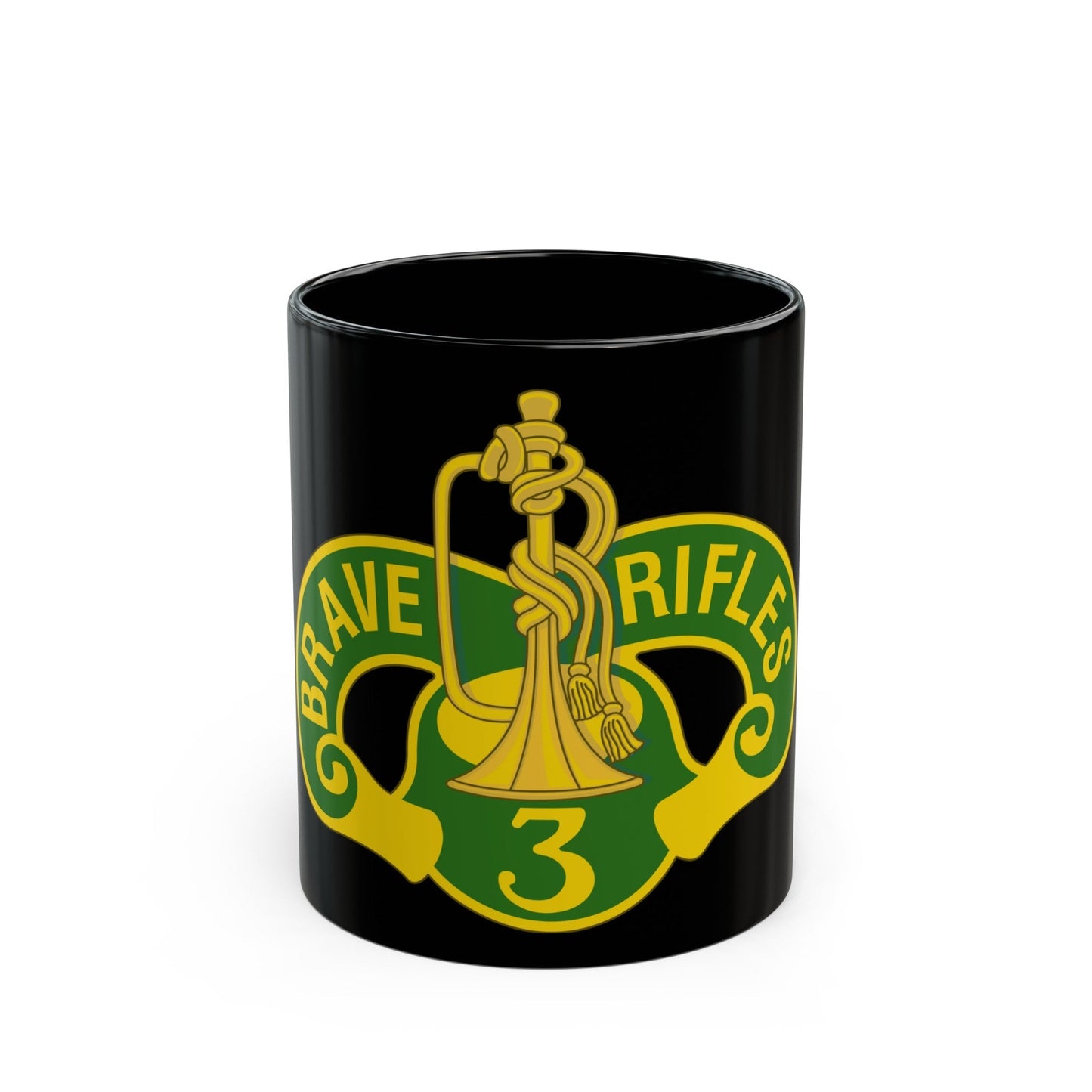 3 Cavalry Regiment 2 (U.S. Army) Black Coffee Mug-11oz-The Sticker Space