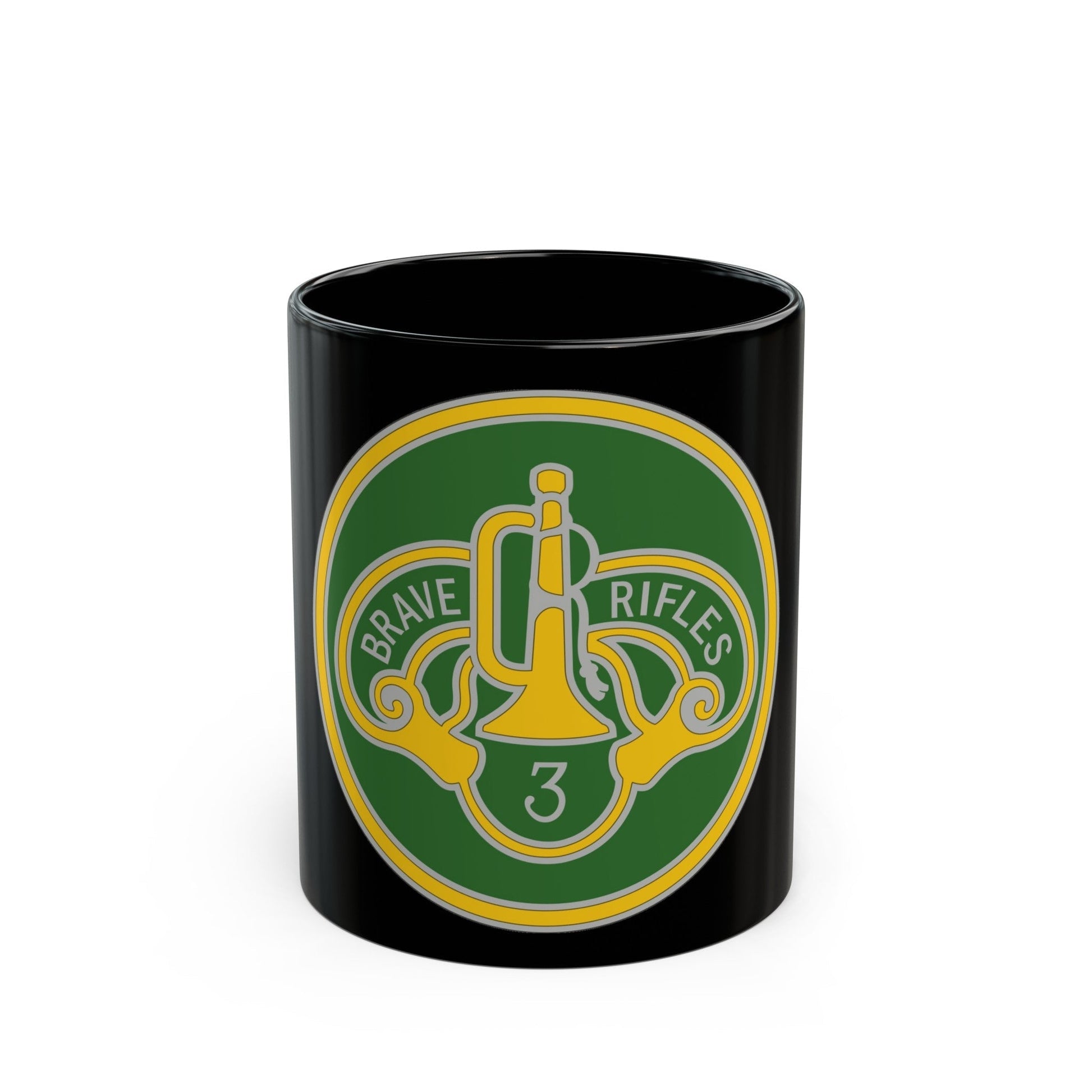 3 Cavalry Regiment 3 (U.S. Army) Black Coffee Mug-11oz-The Sticker Space