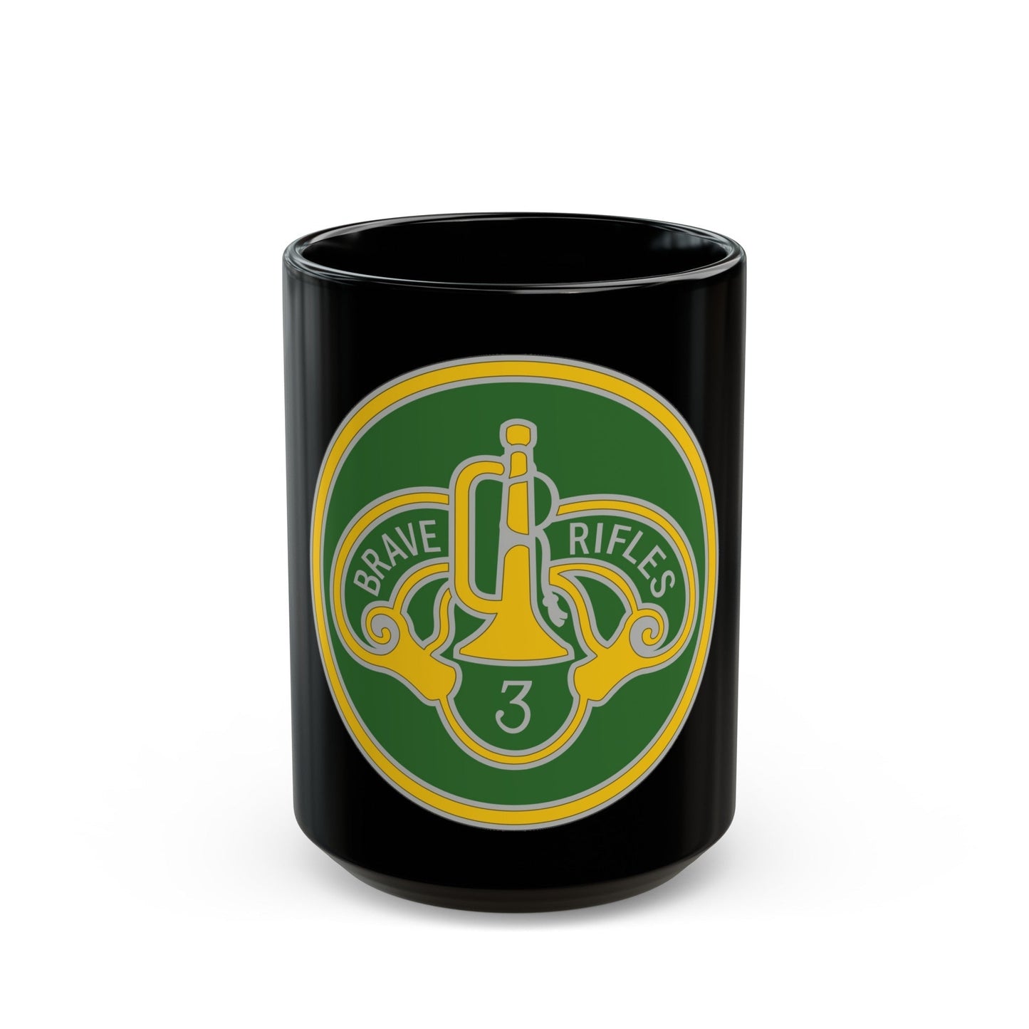 3 Cavalry Regiment 3 (U.S. Army) Black Coffee Mug-15oz-The Sticker Space