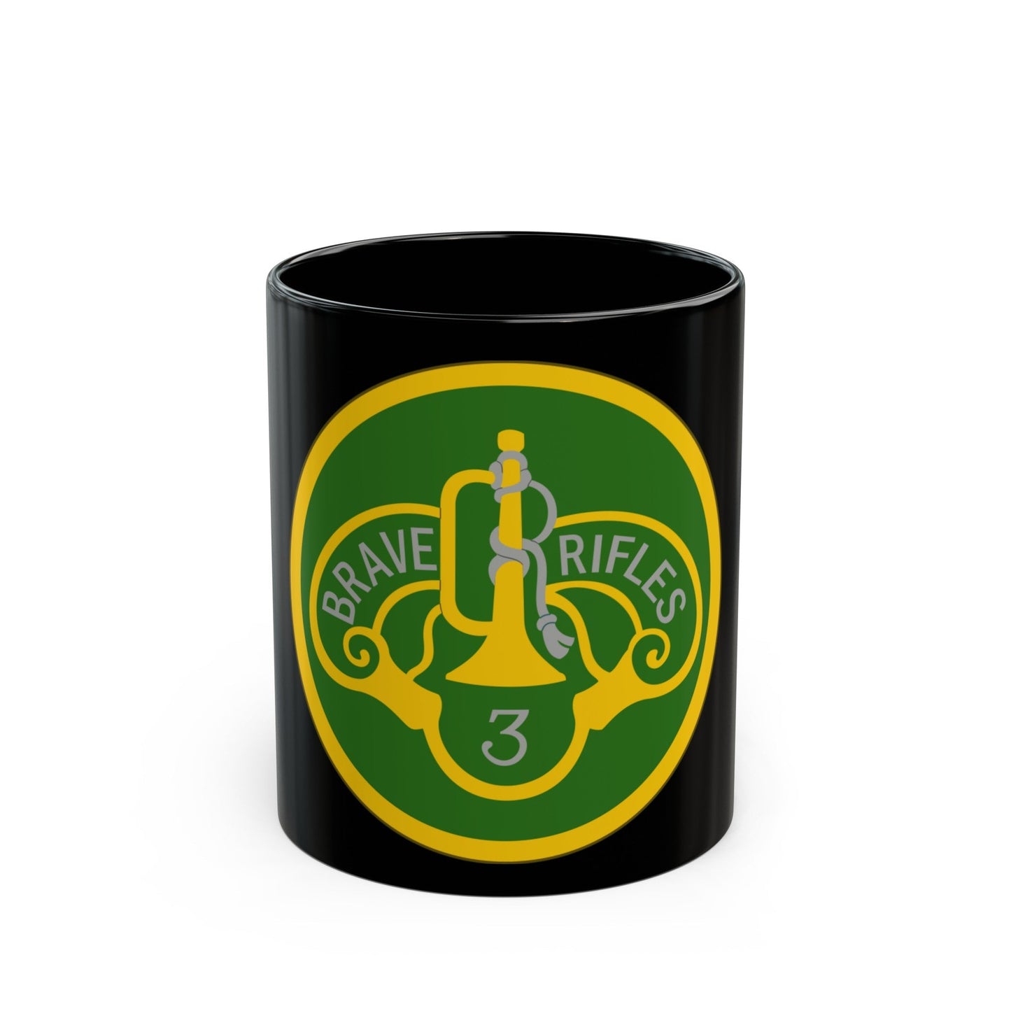 3 Cavalry Regiment (U.S. Army) Black Coffee Mug-11oz-The Sticker Space