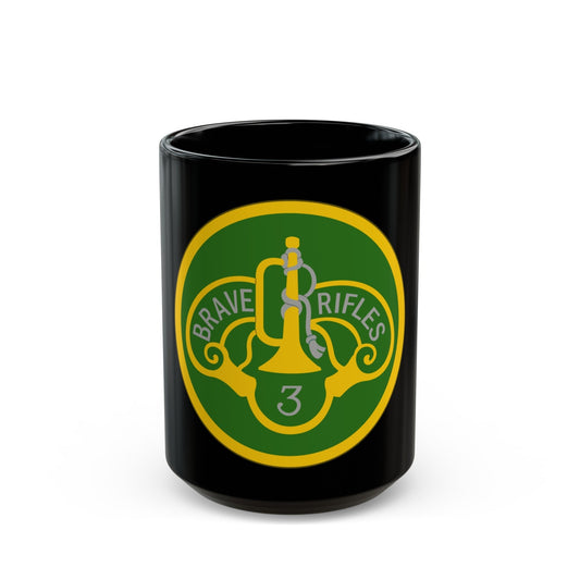 3 Cavalry Regiment (U.S. Army) Black Coffee Mug-15oz-The Sticker Space