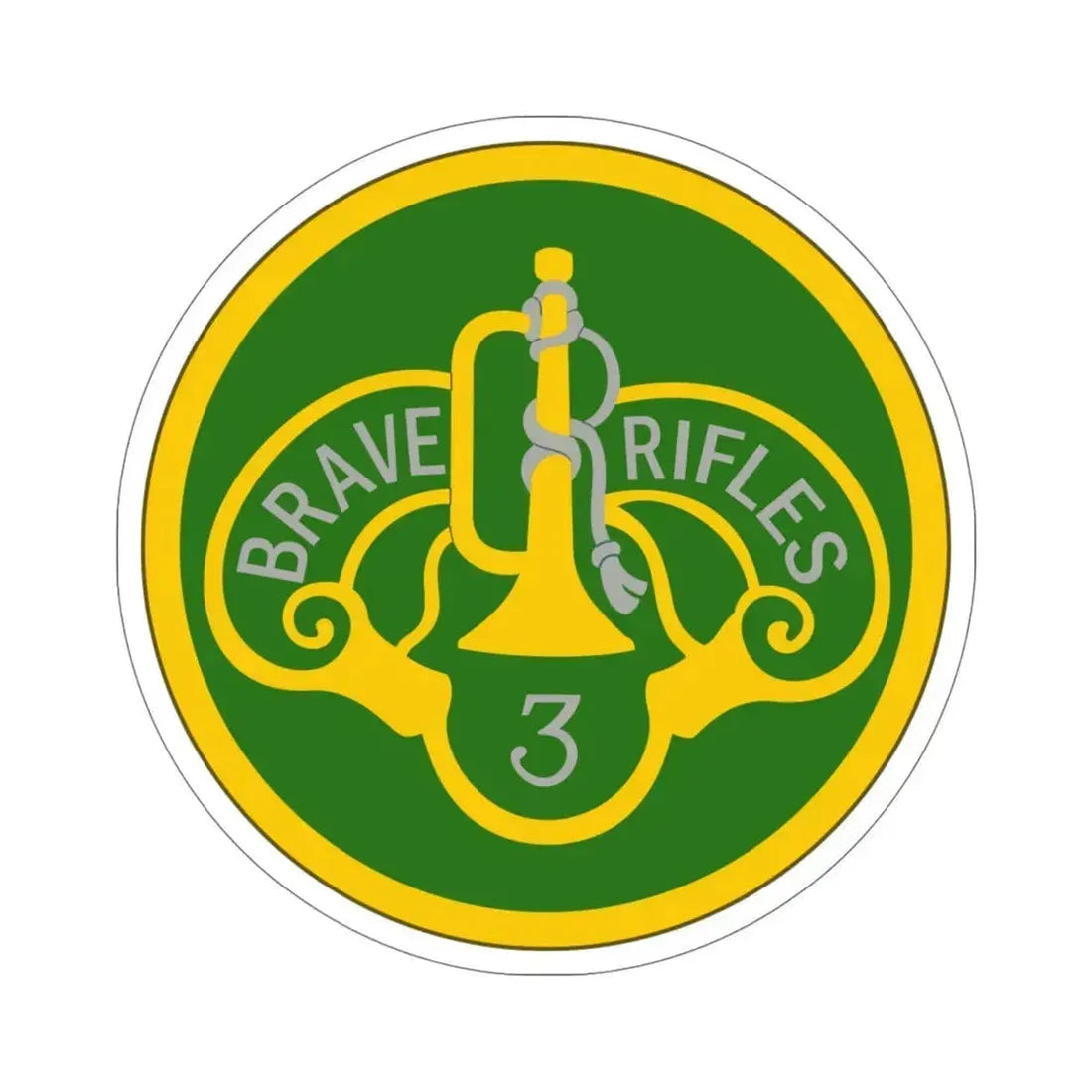 3 Cavalry Regiment (U.S. Army) STICKER Vinyl Die-Cut Decal 5 Inch - The Sticker Space