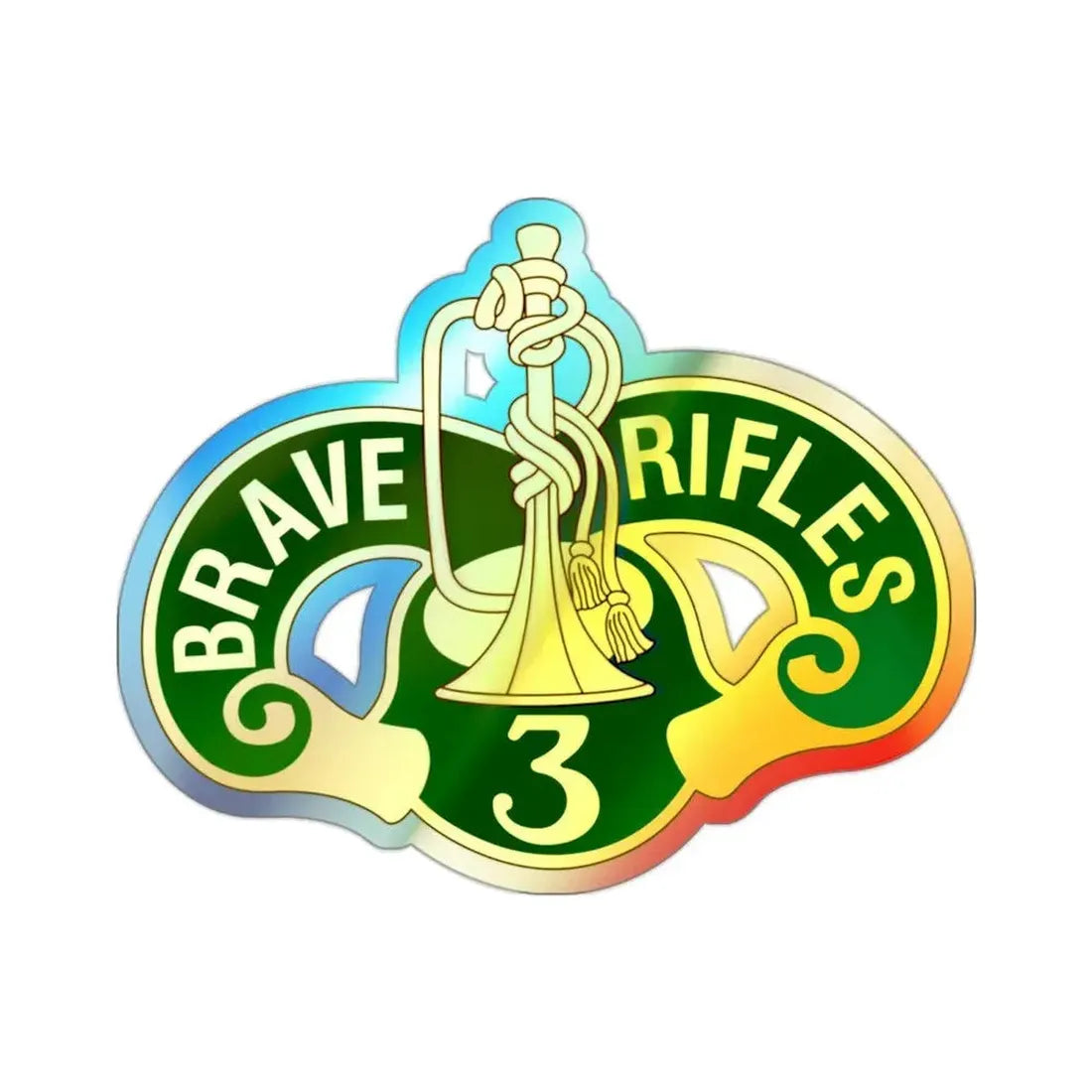 3 Cavalry Regiment v2 (U.S. Army) Holographic STICKER Die-Cut Vinyl Decal - The Sticker Space