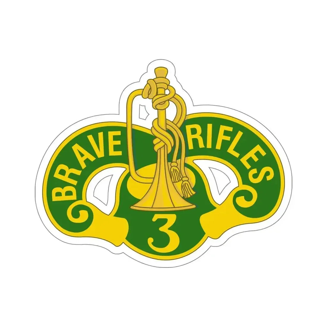 3 Cavalry Regiment v2 (U.S. Army) STICKER Vinyl Die-Cut Decal 6 Inch - The Sticker Space