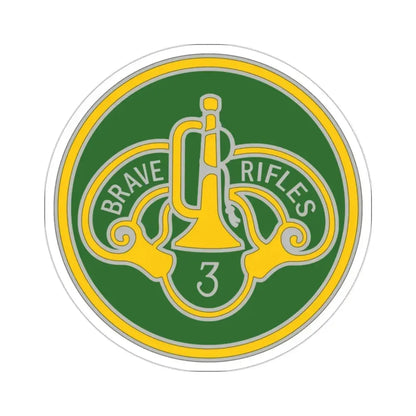 3 Cavalry Regiment v3 (U.S. Army) STICKER Vinyl Die-Cut Decal 2 Inch - The Sticker Space