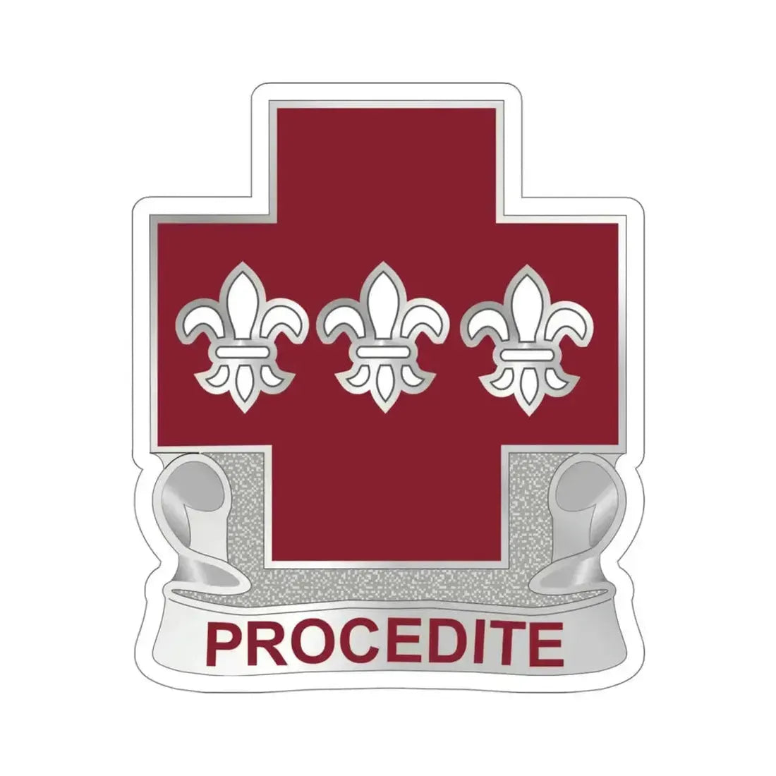 3 Evacuation Hospital (U.S. Army) STICKER Vinyl Die-Cut Decal 4 Inch - The Sticker Space