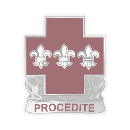 3 Evacuation Hospital (U.S. Army) STICKER Vinyl Kiss-Cut Decal 3 Inch Transparent - The Sticker Space