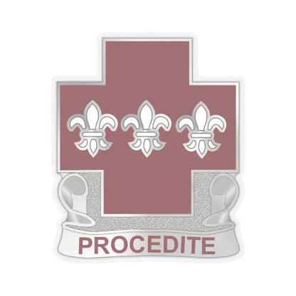 3 Evacuation Hospital (U.S. Army) STICKER Vinyl Kiss-Cut Decal 6 Inch Transparent - The Sticker Space