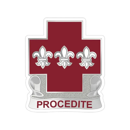 3 Evacuation Hospital (U.S. Army) Transparent STICKER Die-Cut Vinyl Decal 3 Inch - The Sticker Space