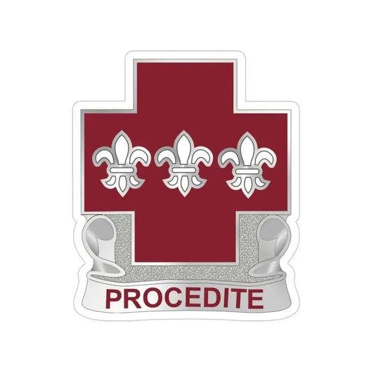 3 Evacuation Hospital (U.S. Army) Transparent STICKER Die-Cut Vinyl Decal 6 Inch - The Sticker Space