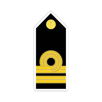 3. Malaysia Navy OF 2 (Malaysia) (Military Rank) STICKER Vinyl Kiss-Cut Decal 6 Inch White - The Sticker Space