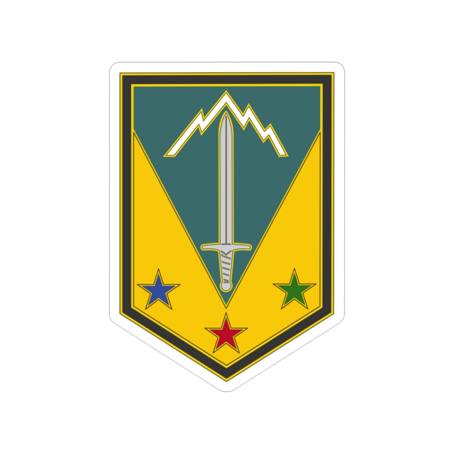 3 Maneuver Enhancement Brigade (U.S. Army) Transparent STICKER Die-Cut Vinyl Decal-2 Inch-The Sticker Space