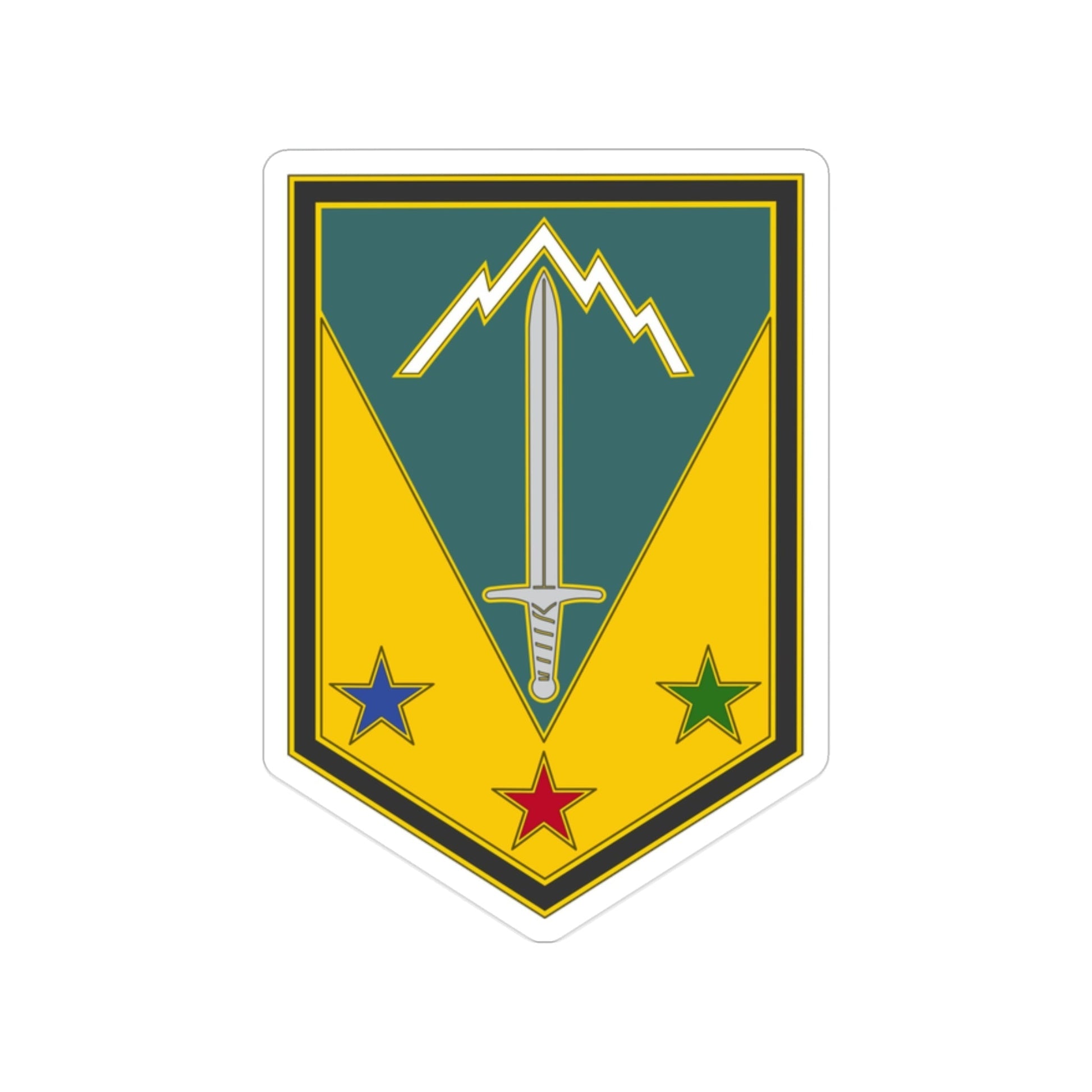 3 Maneuver Enhancement Brigade (U.S. Army) Transparent STICKER Die-Cut Vinyl Decal-2 Inch-The Sticker Space