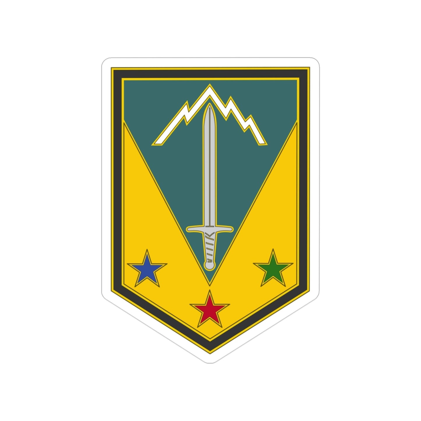 3 Maneuver Enhancement Brigade (U.S. Army) Transparent STICKER Die-Cut Vinyl Decal-3 Inch-The Sticker Space