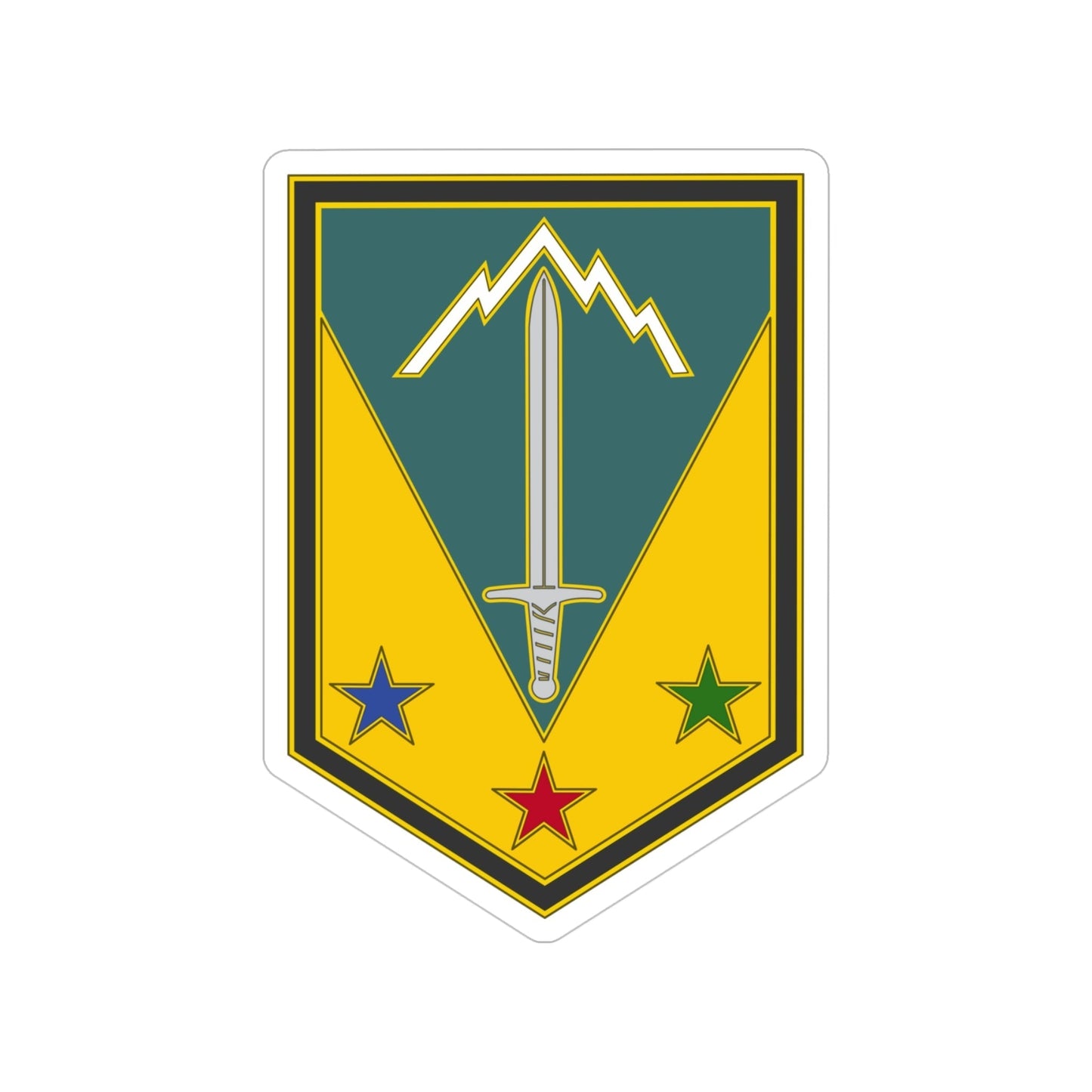 3 Maneuver Enhancement Brigade (U.S. Army) Transparent STICKER Die-Cut Vinyl Decal-4 Inch-The Sticker Space